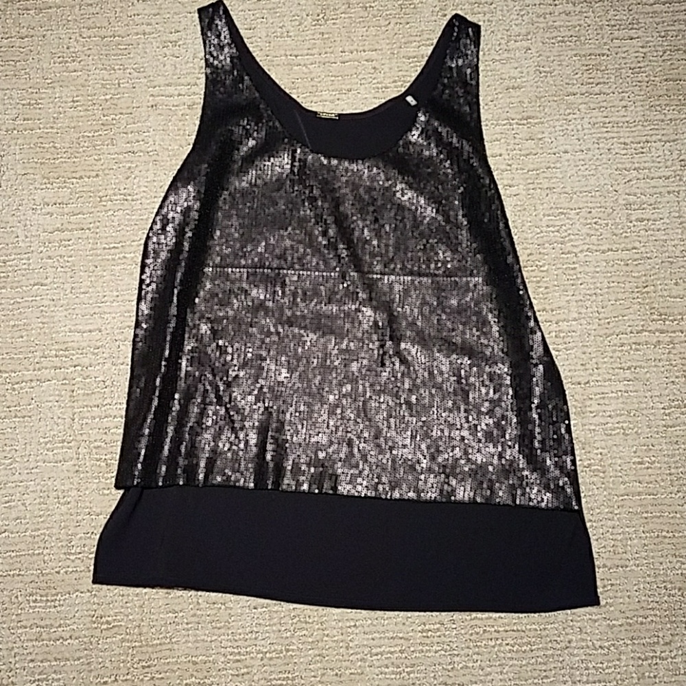 Elie Tahari black blouse
